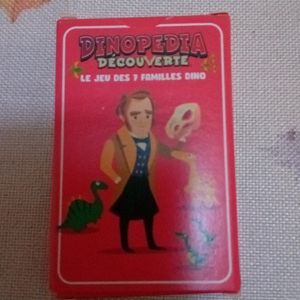 Jeu des 7 familles dinosaures