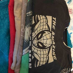 Lot de 5 Tshirts manches longues 3 ans 