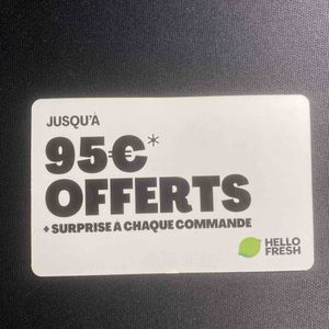 Code de réduction Hello Fresh