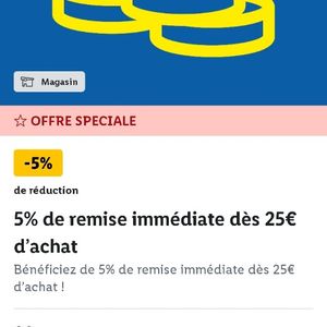 Coupon Lidl 5%