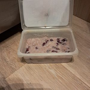 Dessert lait de coco aux haricots rouges 