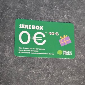 Box hello fresh