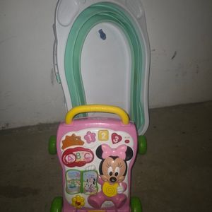 Baignoire pliable / trotteur mini 