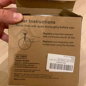 Filtres pour fontaine à eau chats