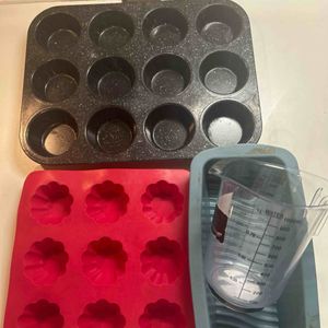 Moules et verre doseur 