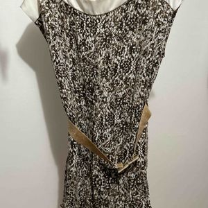 Robe sinequanone marron/beige 