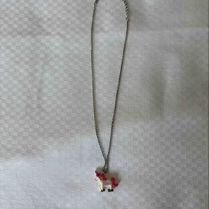 Collier licorne prénom Julia