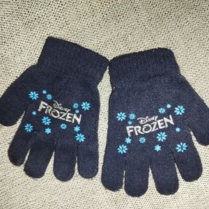Don gants la reine des Neiges bleu foncé 
