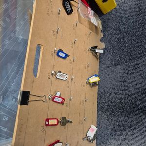 Tableau pour accrocher des clés 