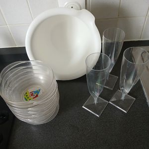 Vaisselle en plastique 
