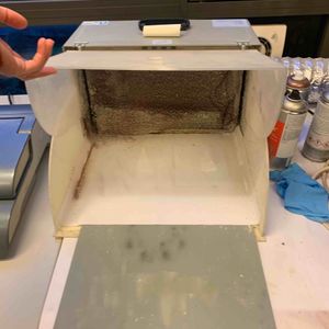 Cabine d’encollage 