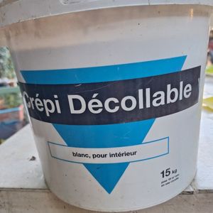 Pot de crepi blanc intérieur 