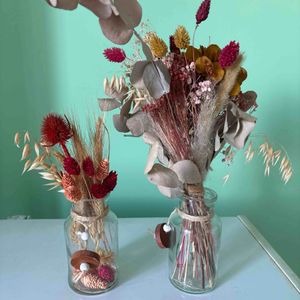 Vases fleurs séchées 