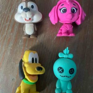 Lot de 4 figurines pour enfant
