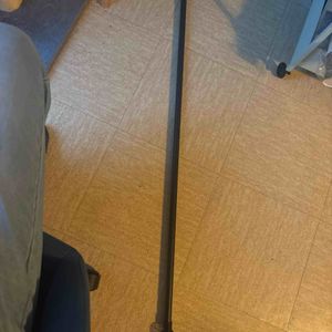 Tringles de rideaux en métal noire 