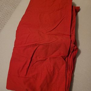Drap 1 personne Ikea rouge 