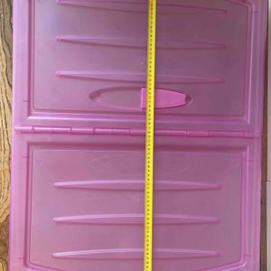 Grande boîte de rangement sur roulettes 