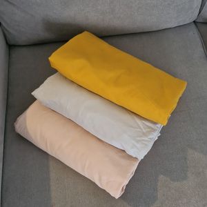Lot de 3 draps housse 