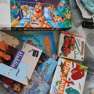 Lot livres et jeu