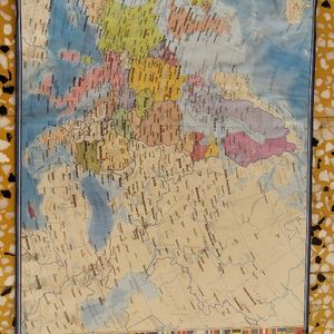 Sous main bureau carte Europe
