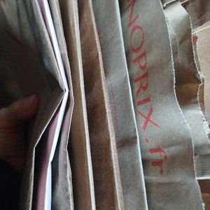 7 sacs kraft bons volumes 