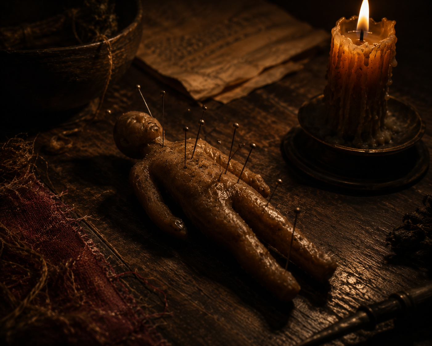 figurine percée de piques façon vaudou européenimage 2