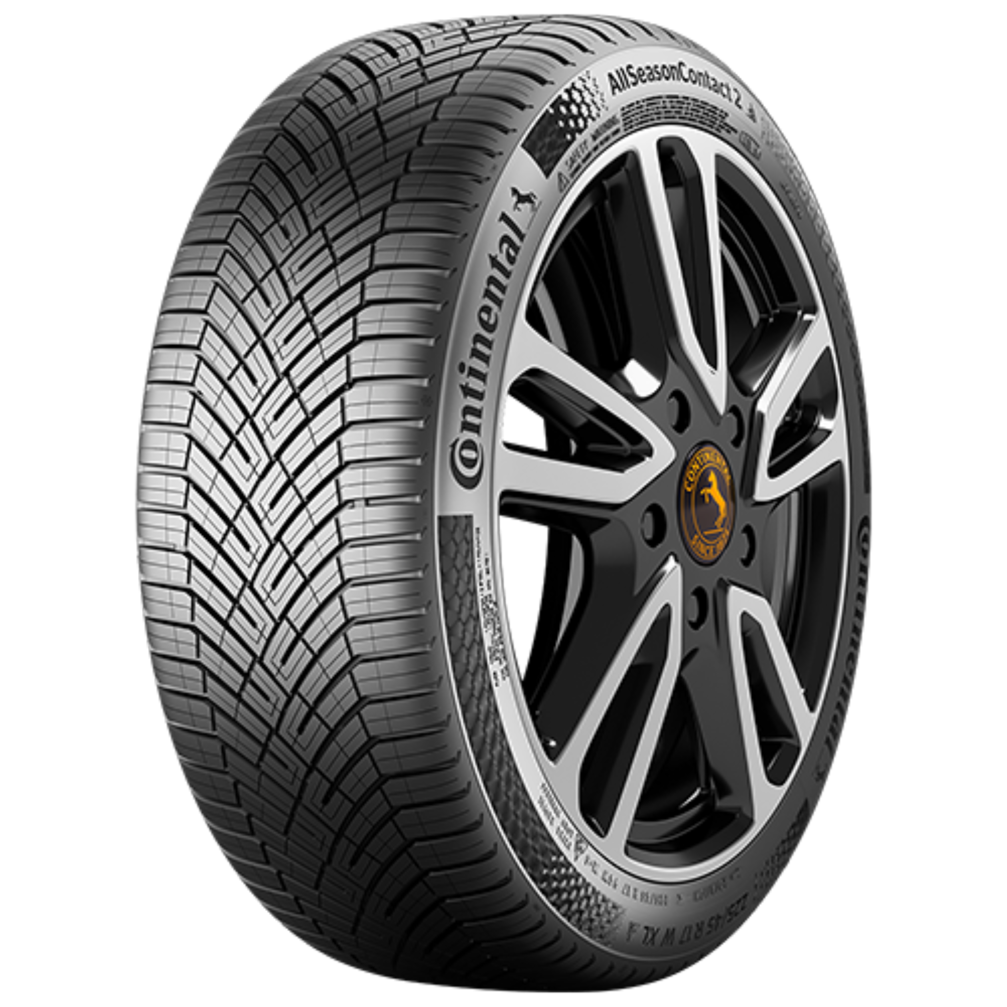 2x Ganzjahresreifen CONTINENTAL ALLSEASONCONTACT 2 (EVc) 215/55R17 98W (EVc) XL 