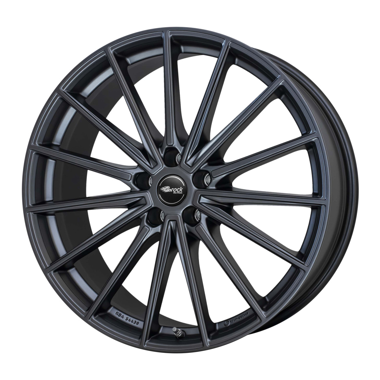 1x BROCK B43 cosmic-grey matt (cgm) 8.0Jx20 5x112 ET30