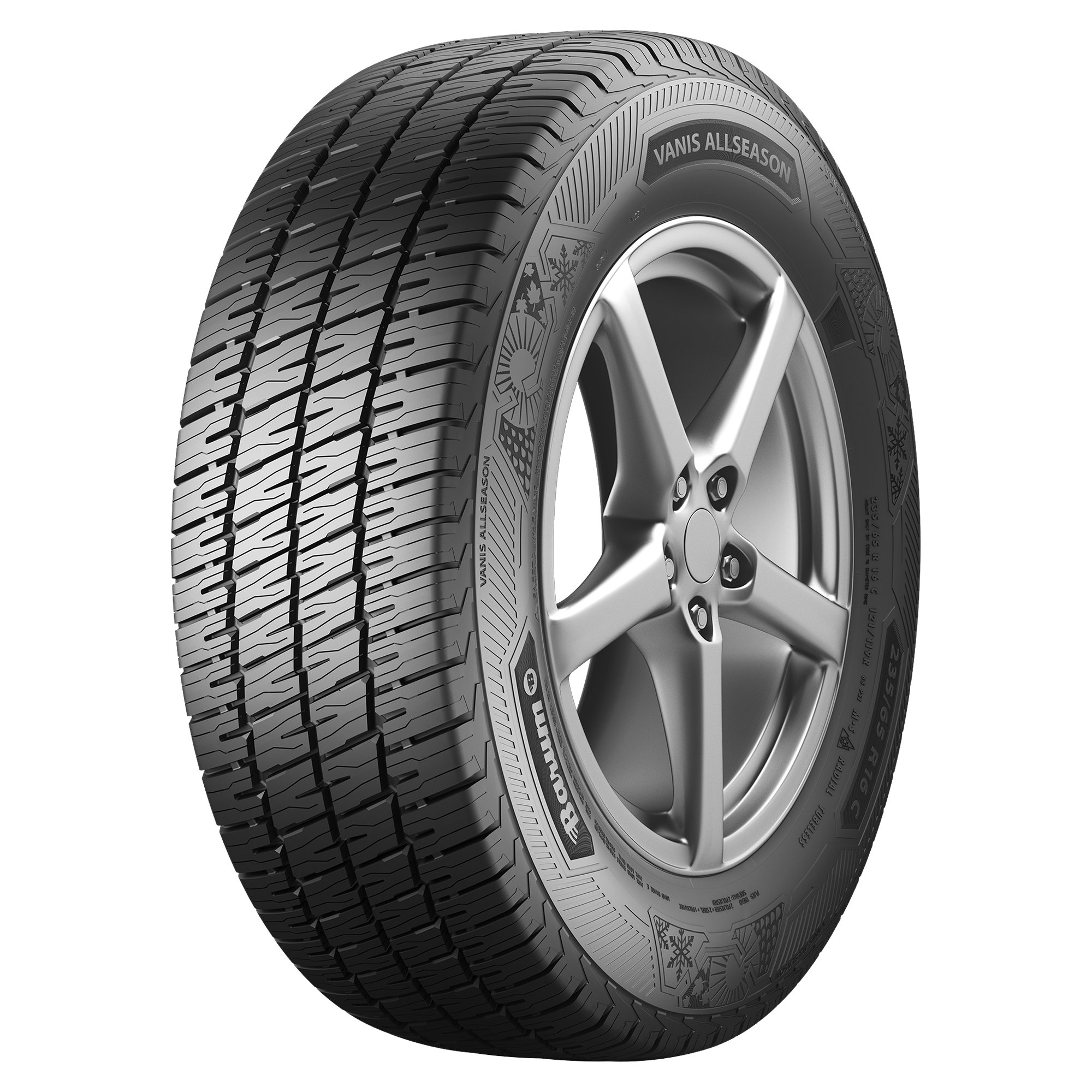 2x Ganzjahresreifen - BARUM VANIS ALLSEASON 215/65R16C 109/107T (106T)