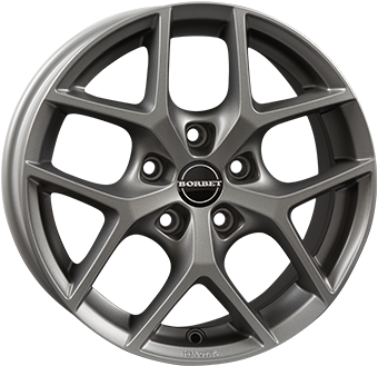 1x BORBET DESIGN Y titan matt 7.0Jx16 5x112 ET48