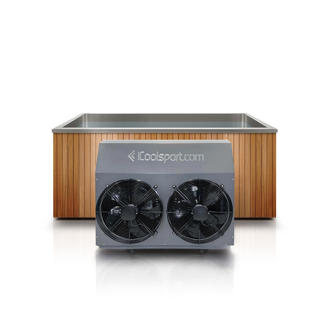 RVS Cold Plunge Pool - Rechthoek (3500 L) - iCoolsport