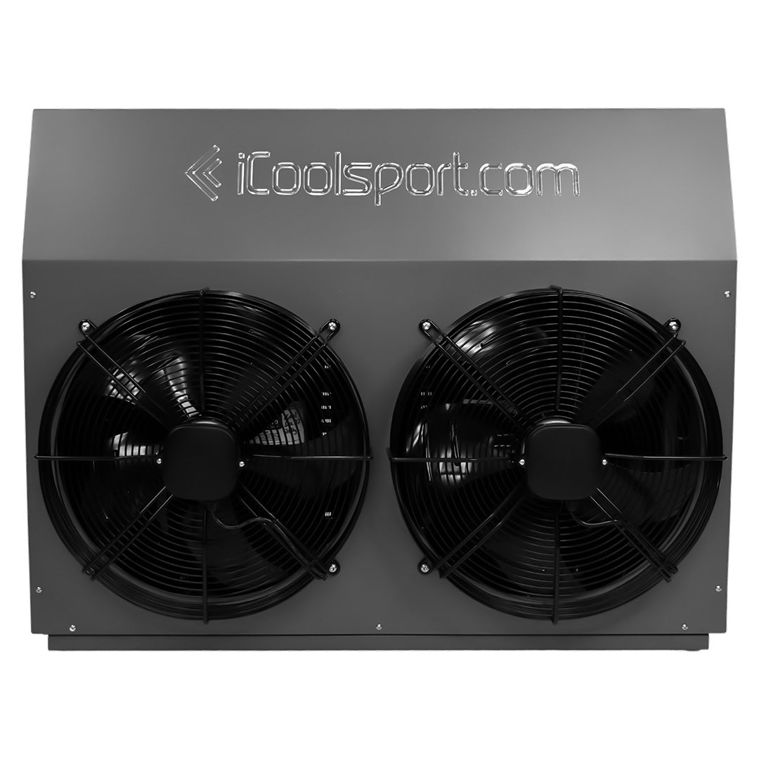 Turbo Typhoon voorkant - 20.000 Watt grote pool chiller