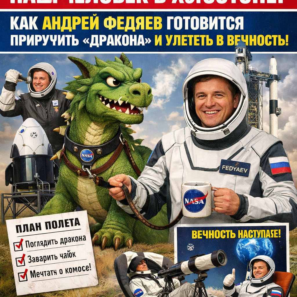 Наш человек в Хьюстоне: как Андрей Федяев готовится приручить «Дракона» и улететь в вечность