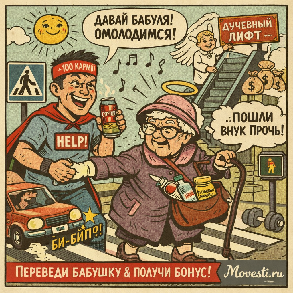 Бесплатный лифтинг души и легальный допинг: почему сегодня срочно нужно перевести бабушку через дорогу (даже если она сопротивляется)