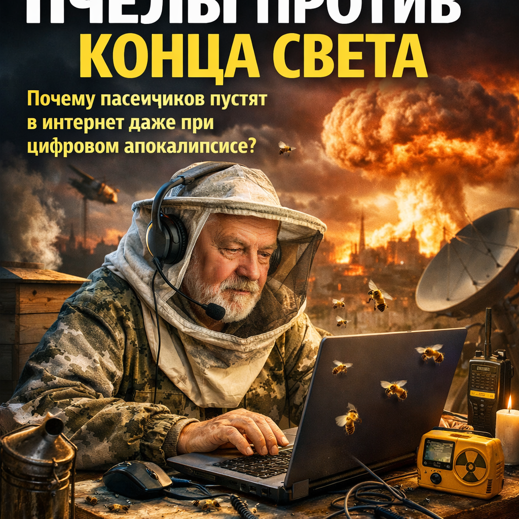 Пчелы против конца света: почему пасечников пустят в интернет даже при цифровом апокалипсисе?