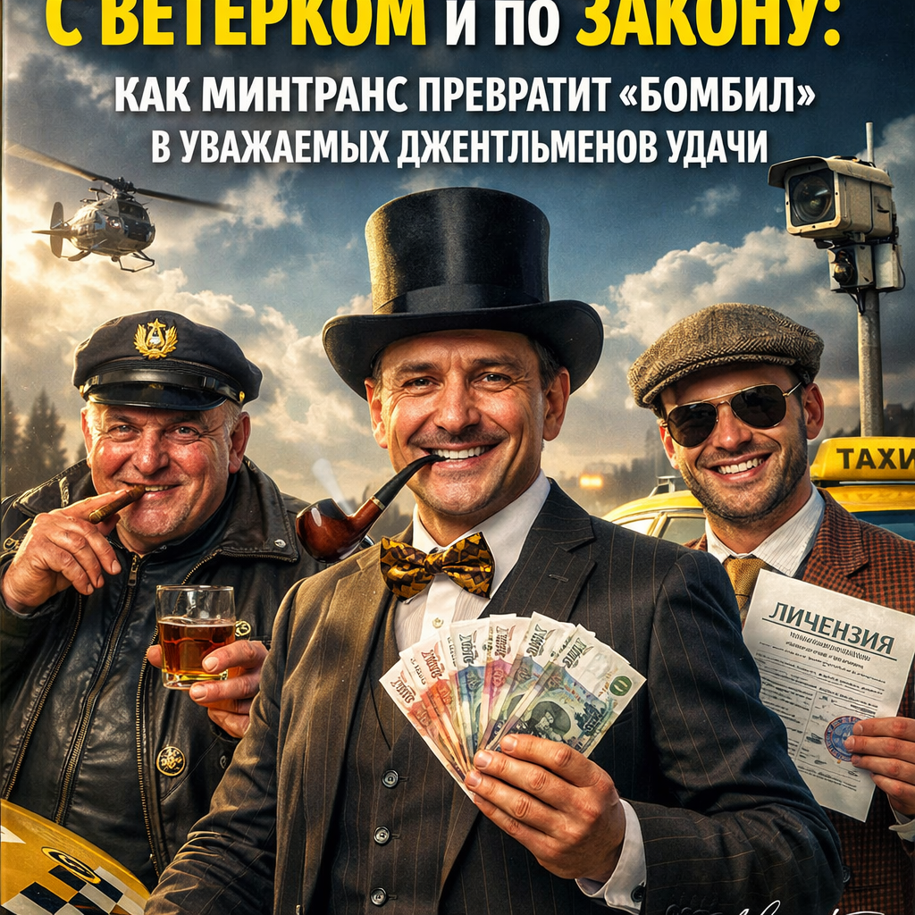 С ветерком и по закону: как Минтранс превратит «бомбил» в уважаемых джентльменов удачи