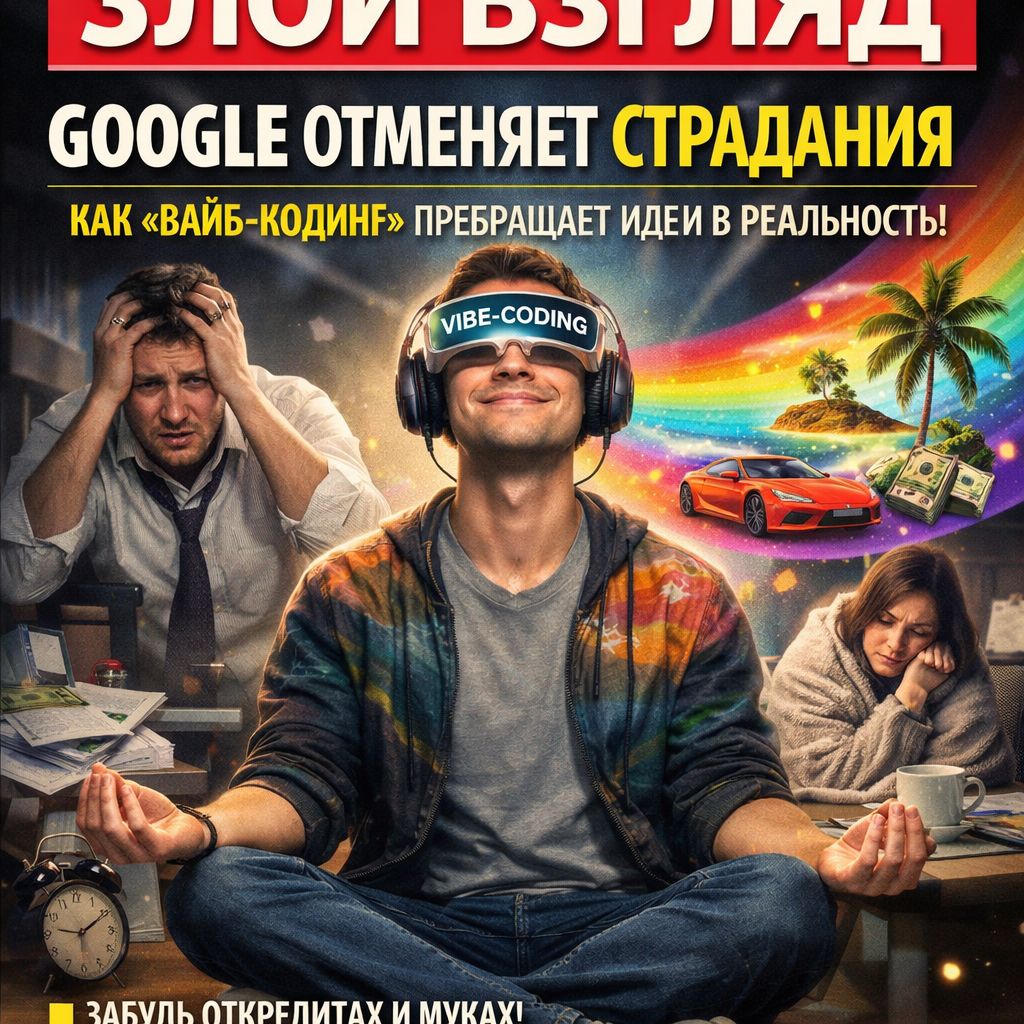 Google отменяет страдания: как «вайб-кодинг» превращает идеи в реальность ♂️