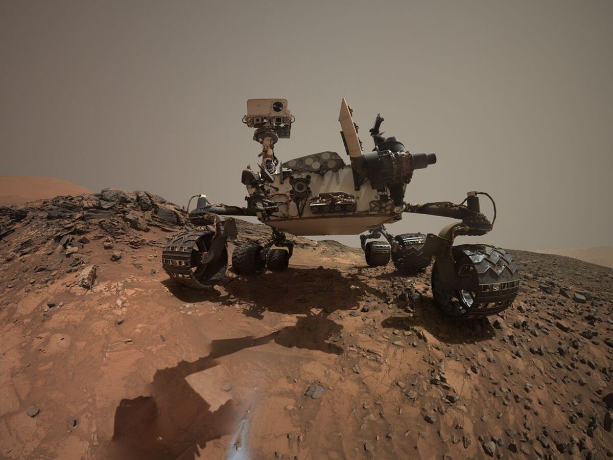 Круглый объект на поверхности Марса, обнаруженный марсоходом Curiosity.