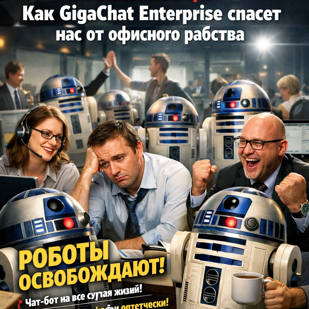 Сбер выдал каждому по R2-D2: как GigaChat Enterprise спасет нас от офисного рабства