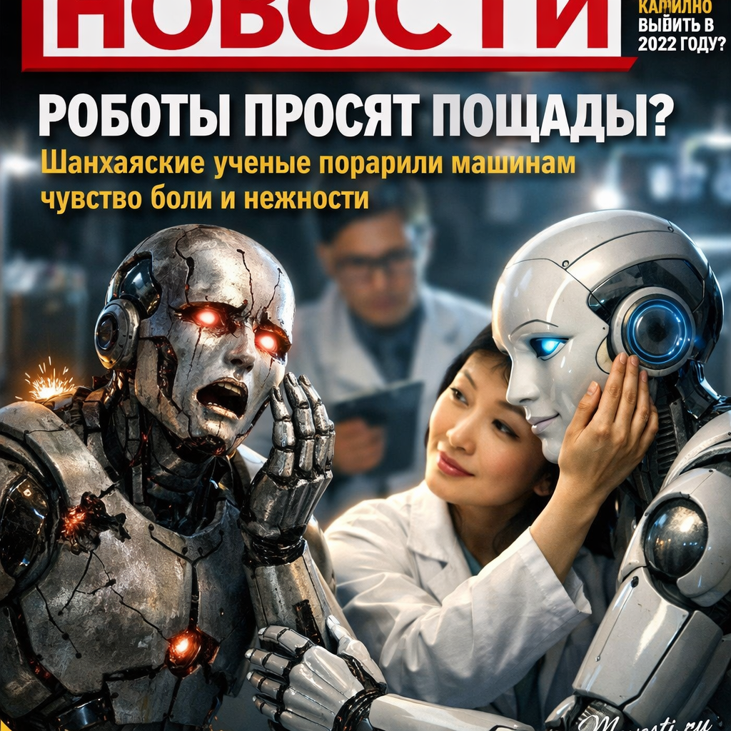 Роботы просят пощады? Шанхайские ученые подарили машинам чувство боли и нежности