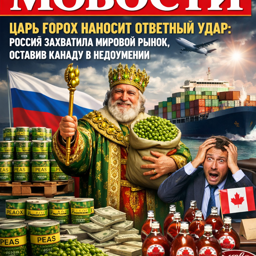 Царь Горох наносит ответный удар: Россия захватила мировой рынок, оставив Канаду в недоумении