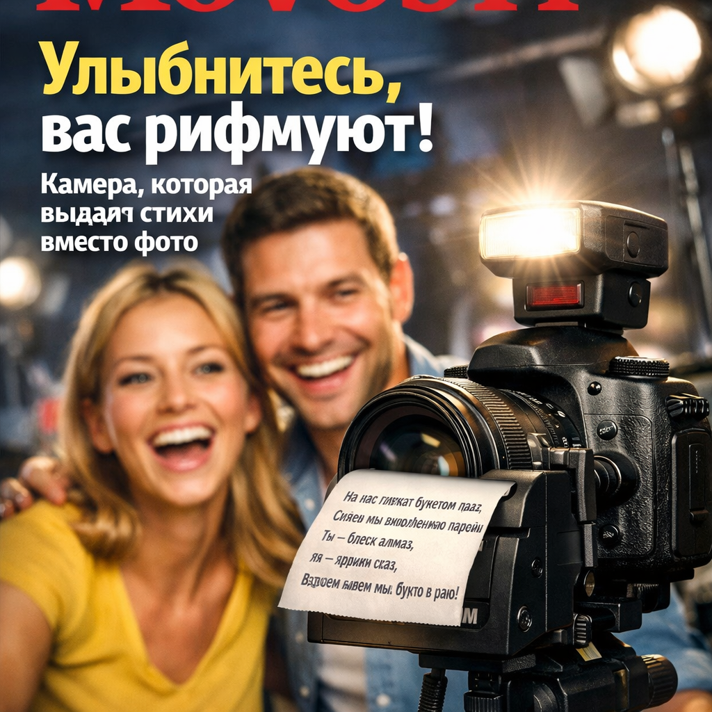 Улыбнитесь, вас рифмуют! Камера, которая выдает стихи вместо фото