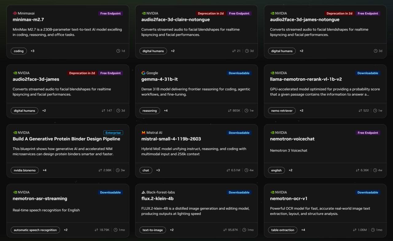 Изображение, иллюстрирующее акцию Nvidia по распространению ключей от 95 нейросетей.