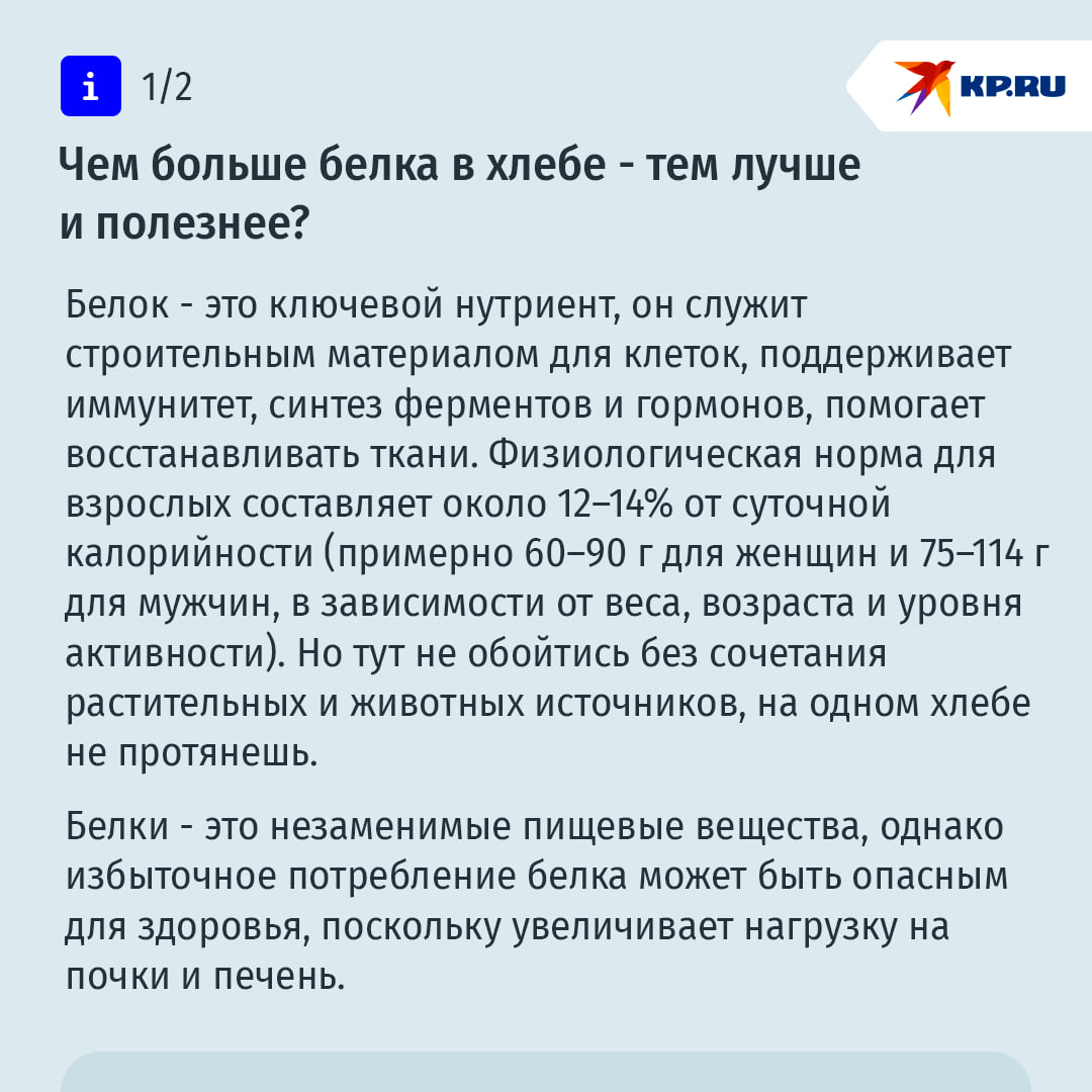 Багет с высоким содержанием белка, подходящий для фитнеса