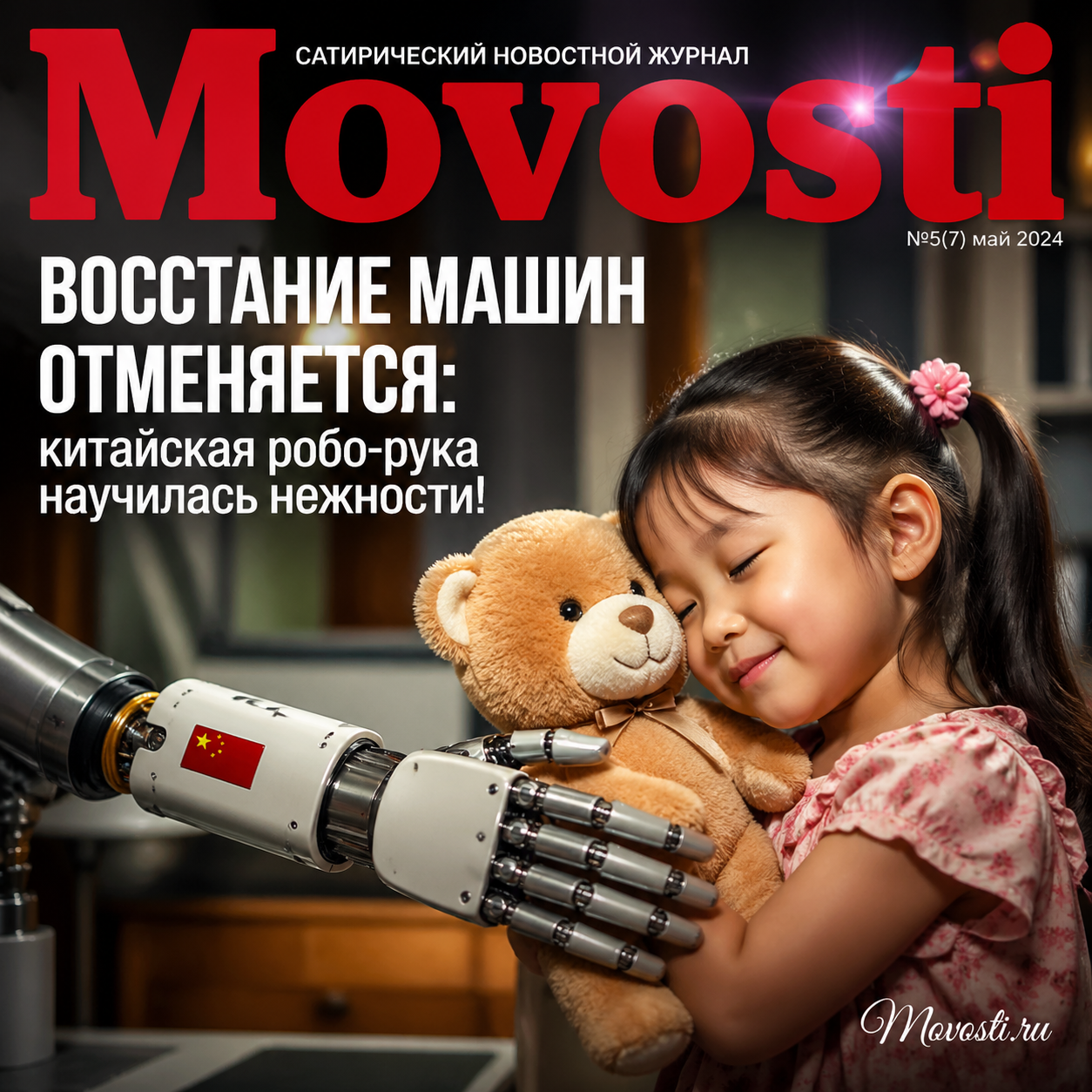 Китайская робо-рука демонстрирует нежные движения.