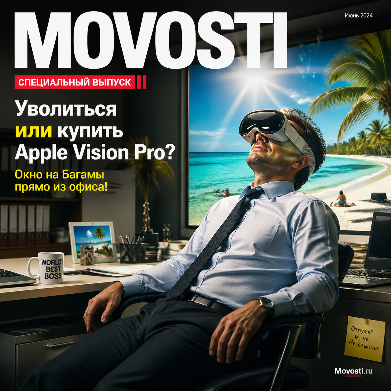 Окно на Багамы прямо из офиса