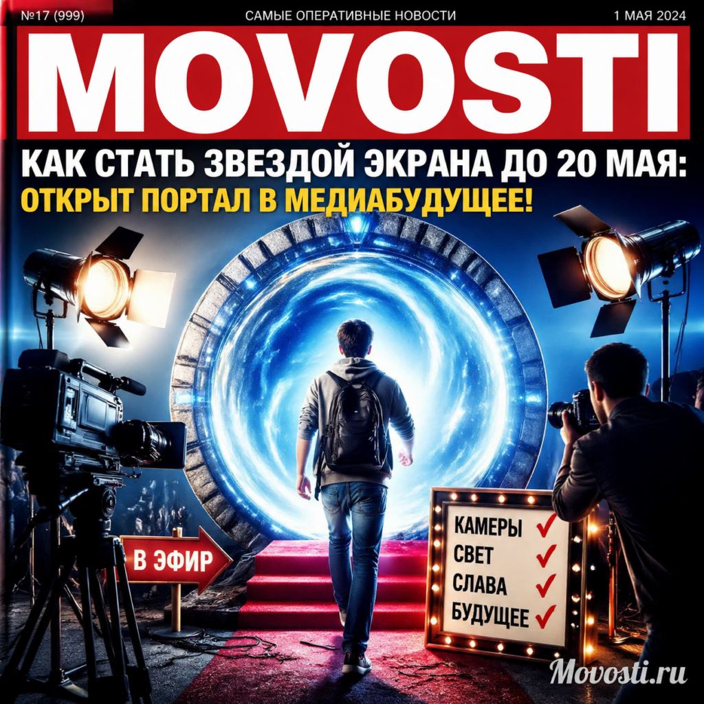 Изображение, иллюстрирующее путь к успеху в медиаиндустрии до 20 мая.