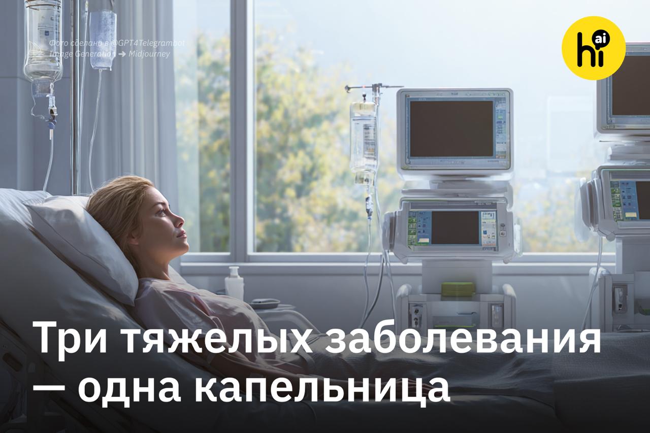 Изображение капельницы, символизирующей новый метод лечения иммунитета