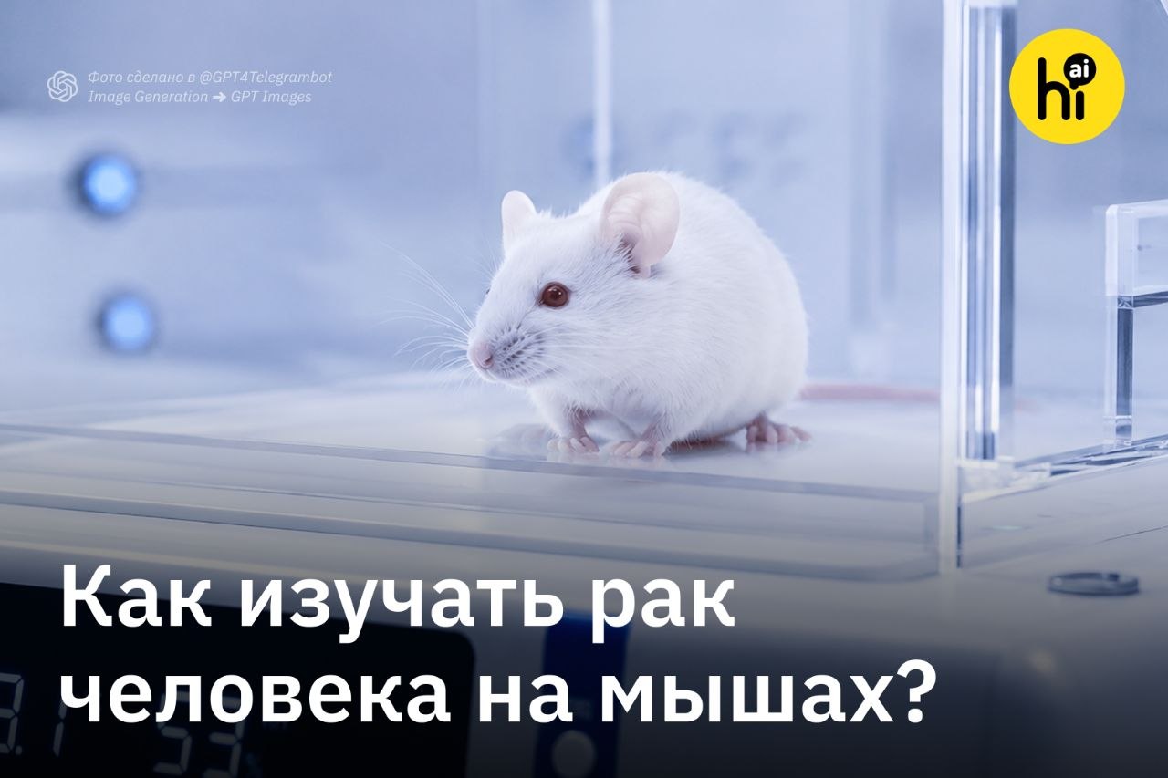 Иллюстрация, показывающая мышей с загадочным выражением лиц, символизирующих их тайны, рядом с логотипом ИИ-переводчика Noetik.