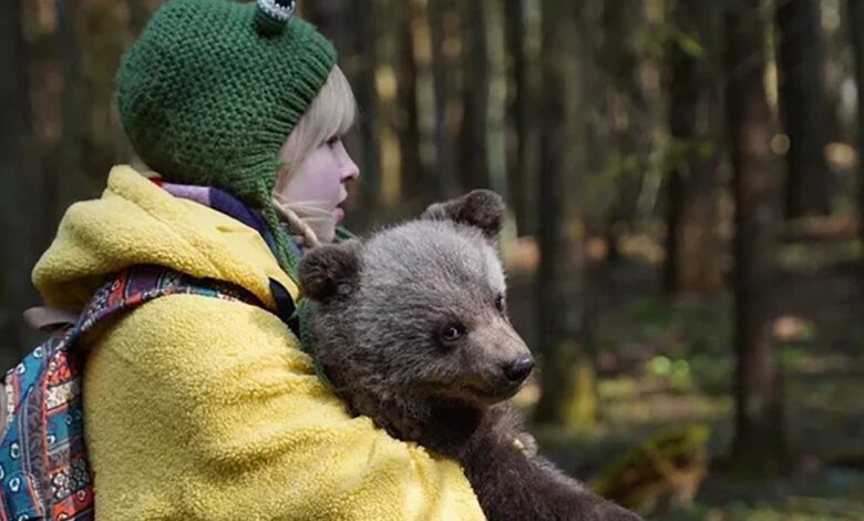 Косолапый купидон, изображение медведя, предлагающего свои услуги на даче